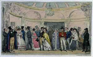 Leaving the Opera, wyd. C. Smith autorstwa Isaac Robert Cruikshank