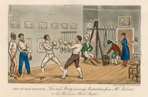 Sztuka samoobrony autorstwa Isaac, Robert and George Cruikshank