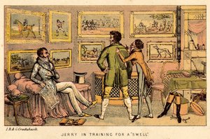 Jerry w treningu na swell autorstwa Isaac, Robert and George Cruikshank