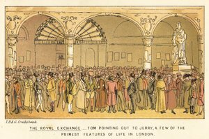 Królewska Giełda autorstwa Isaac, Robert and George Cruikshank