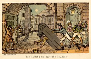 Tom dostaje to, co najlepsze z Charleya autorstwa Isaac, Robert and George Cruikshank