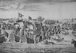 Bitwa pod Malagą, c1704
