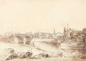 Most nad Irwell i wejście do Manchesteru