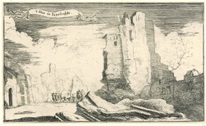 Zamek w Jaarsveld, zniszczony przez Francuzów w 1672 r. 