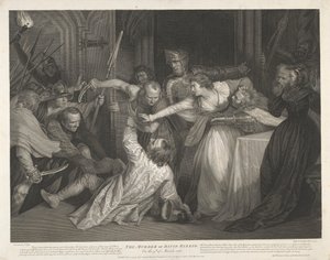Zabójstwo Davida Rizzio 9 marca 1566 r