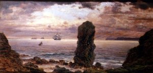 Statki na morzu autorstwa Isaac Walter Jenner