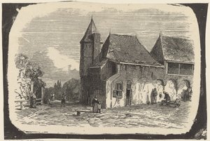 Widok na Koppelpoort w Amersfoort