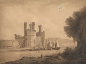 Caernarvon (zamek) Eagle Tower autorstwa Isaac Weld