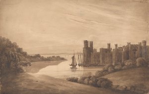 Zamek Caernarvon autorstwa Isaac Weld