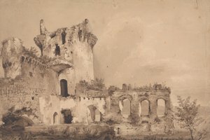 Ruiny (rzymskie?) autorstwa Isaac Weld