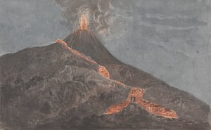 Wezuwiusz w wybuchu