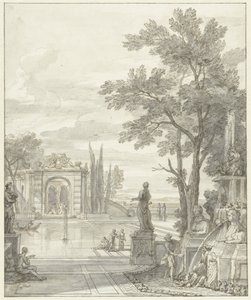 Widok parku autorstwa Isaac de Moucheron