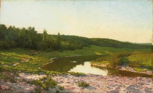 Nad brzegiem wody, autorstwa Isaak Ilyich Levitan