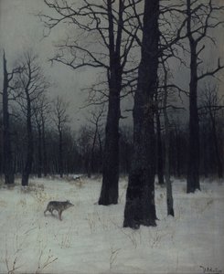 Las zimą, 1885 autorstwa Isaak Ilyich Levitan
