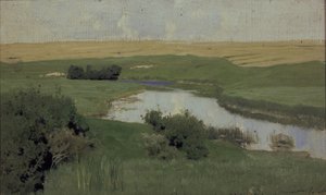 Mała rzeka Istra, 1885-1886 autorstwa Isaak Ilyich Levitan