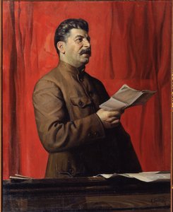 Portret Stalina autorstwa Isaak Israilevich Brodsky