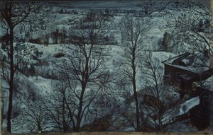 Pejzaż zimowy, 1917 autorstwa Isaak Israilevich Brodsky