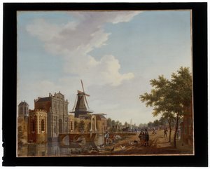 Catharijnepoort w Utrechcie autorstwa Isaak Ouwater
