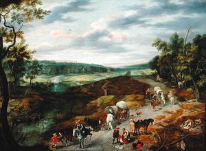 Złodzieje atakują konwój podróżników, 1656