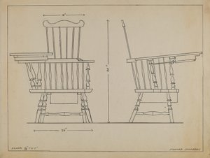 Krzesło autorstwa Isadore Goldberg