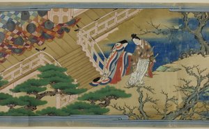 Joruri Monogatari autorstwa Isawa Matabei