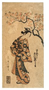 Arashi Gyokuba autorstwa Ishikawa Toyonobu