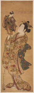 Dr Onoe Kikukoro MD autorstwa Ishikawa Toyonobu