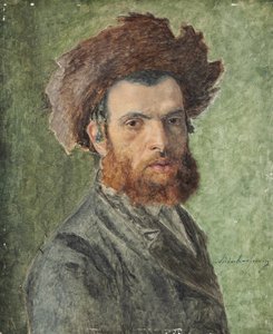 Portret młodego chasyda, autorstwa Isidor Kaufmann