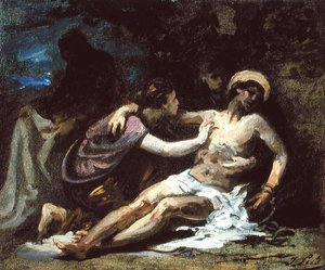 Lamentacja (olej na płótnie) autorstwa Isidore Pils