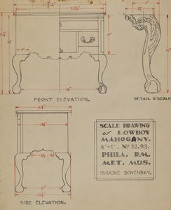 Lowboy autorstwa Isidore Sovensky