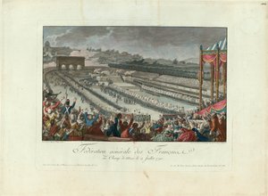 Święto Federacji na Polu Marsowym 14 lipca 1790, 1790.