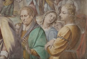 Fragment obrazu Zaślubiny Marii Panny, 1634