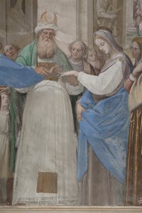 Fragment z Wesela Marii Panny, 1634 autorstwa Isidoro Bianchi