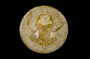 Lustre bowl, Irak, okres Abbasydów, IX wiek (naczynia ceramiczne z połyskiem na glazurze) autorstwa Islamic School