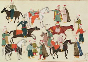 Ms 1671 Targ koni, ok. 1580 autorstwa Islamic School