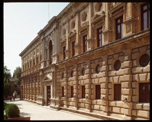 Widok na Pałac Karola V autorstwa Islamic School
