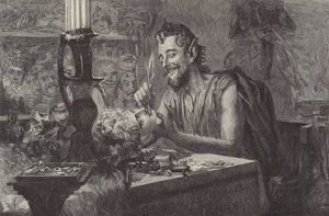 Diabeł tworzy maski autorstwa Ismael after Gentz