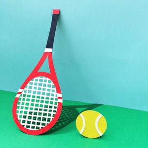 Tennis, 2016 (papier)