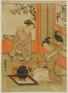 Kakkyo (chiń. Guo Ju), z serii "Modne japońskie wersje dwudziestu czterech wzorów synowskiej pobożności (Furyu Yamato nijushiko)". autorstwa Isoda Koryusai