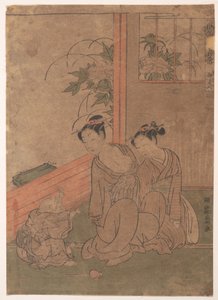 Pani Tō autorstwa Isoda Koryusai