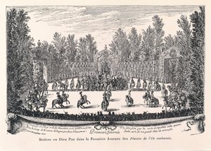 Moliere in God Pan, ilustracja „Les Plaisirs de l