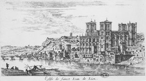 Widok katedry Saint-Jean, Lyon
