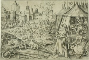 Judyta, ok.1495 autorstwa Israhel van Meckenem