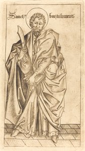 Św. Bartłomiej ok. 14701480. autorstwa Israhel van Meckenem