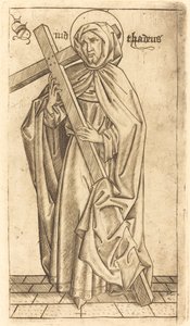 Św. Judasz Tadeusz lub Św. 14701480. autorstwa Israhel van Meckenem