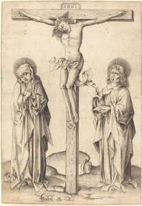 Ukrzyżowanie, c. 1480. autorstwa Israhel van Meckenem