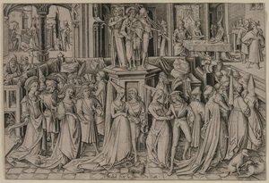 Taniec na dworze Heroda, c. 1500.