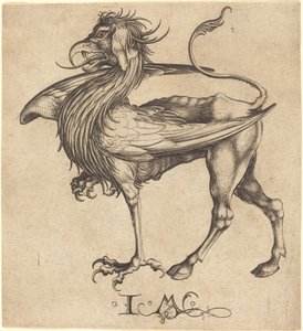 Gryf autorstwa Israhel van Meckenem after Martin Schongauer