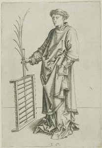 Laurence autorstwa Israhel van Meckenem the younger