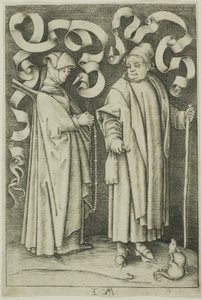 Chrześcijanie autorstwa Israhel van Meckenem the younger
